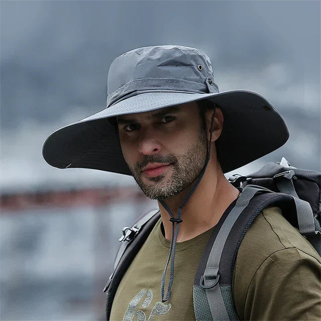 Outdoor-Sommerhut mit Kinnband und Wasserabweisendem Stoff – Ranger