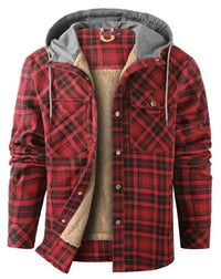 Herren Outdoorjacke kariert mit Isolierung & wasserabweisender Beschichtung – Ragnar