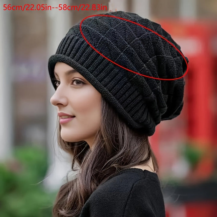 Damen Strickmütze leicht & elastisch für Frühling und Herbst – Alina