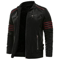 Hochwertige Leder-Wolverine-Jacke - Atlas