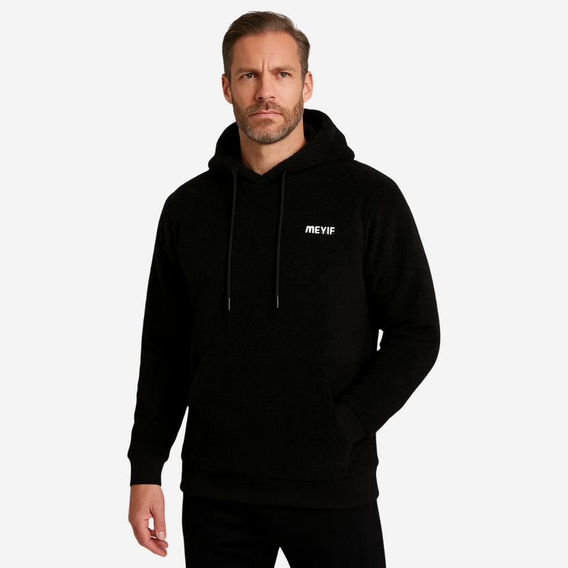 Herren Hoodie gefüttert mit Plüsch & Kapuze – Emil