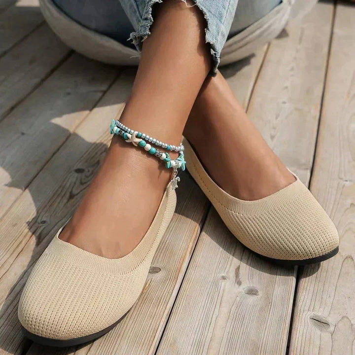 Orthopedic Women's Ballet Flats with Comfort Sole & Classic Design – Mia
