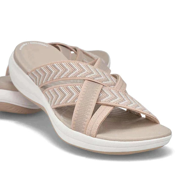 Luftige Damen Slipper mit schockdämpfendem Fußbett – Lina