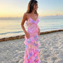 Bunte Sommerkleid mit Rüschen – Liora