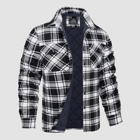 Herren Holzfällerjacke kariert mit warmer Fütterung – Magnus