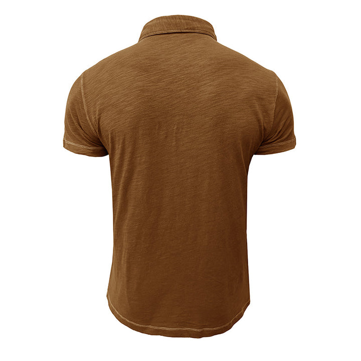 Herren-Poloshirt aus Weicher Baumwolle – Matteo