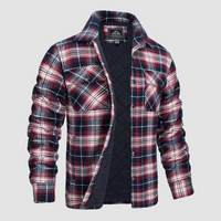 Herren Holzfällerjacke kariert mit warmer Fütterung – Magnus