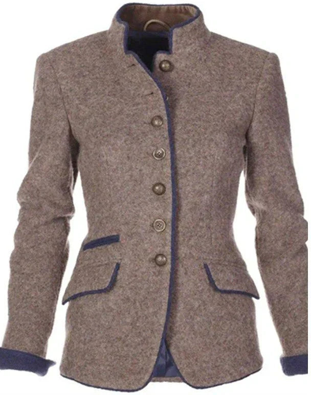 Stilvolles einfarbiges Damen-Cardigan - Nova