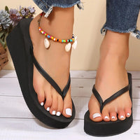 Damen Plateau-Pantoletten mit Clip-Zehen-Design – Riviera