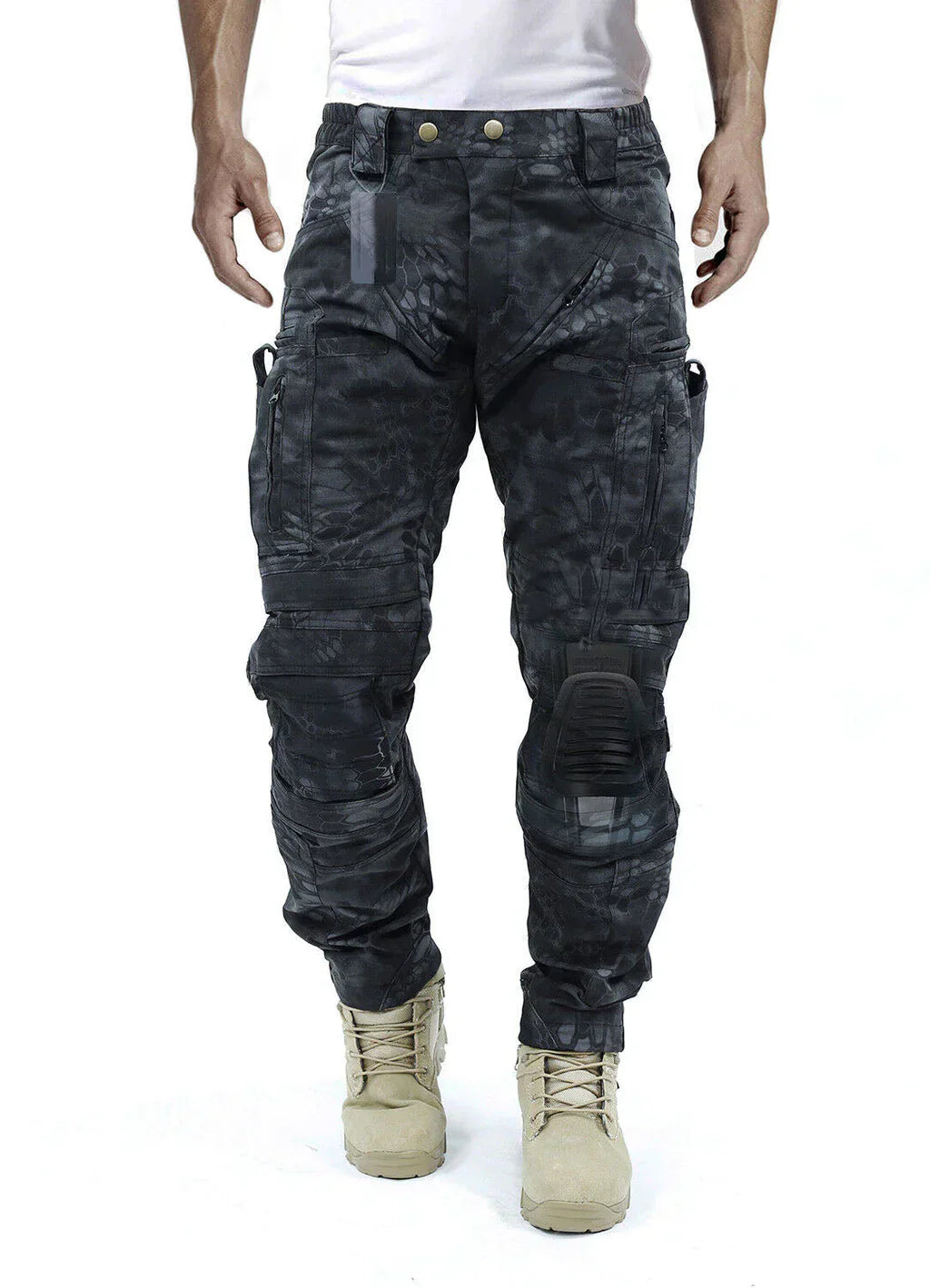Funktionale Herren Cargo-Hose mit Knieschutz – Bram