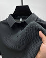 Herrenpolo aus atmungsaktivem Mesh – Matteo