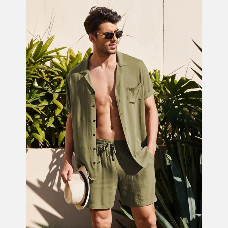 Leinen Herren Sommeranzug – Jairo