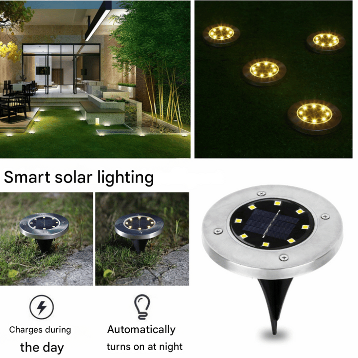 Solar Bodenstrahler für Außen – SunHalo