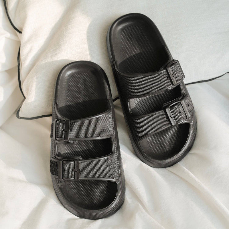 Bequeme Pillow-Slides mit weicher Sohle – Livia