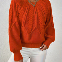 Damen Strickpullover mit Lanternärmeln – Sanna