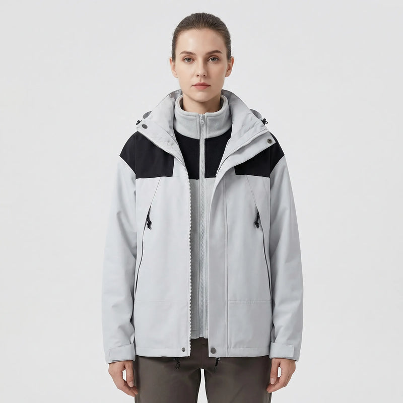 3-In-1 Hooded Winter Jacket - Melody