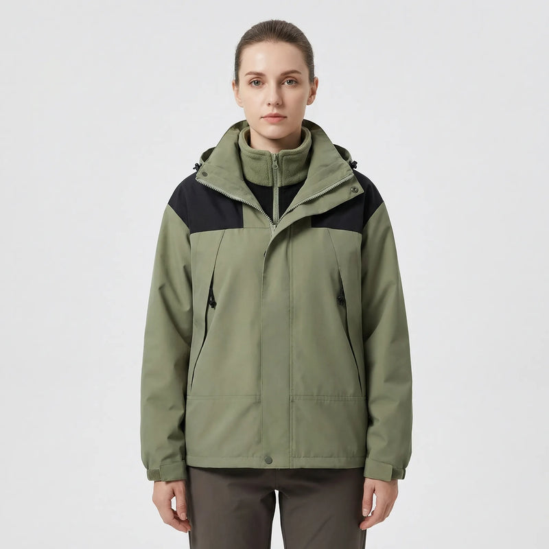 3-In-1 Hooded Winter Jacket - Melody