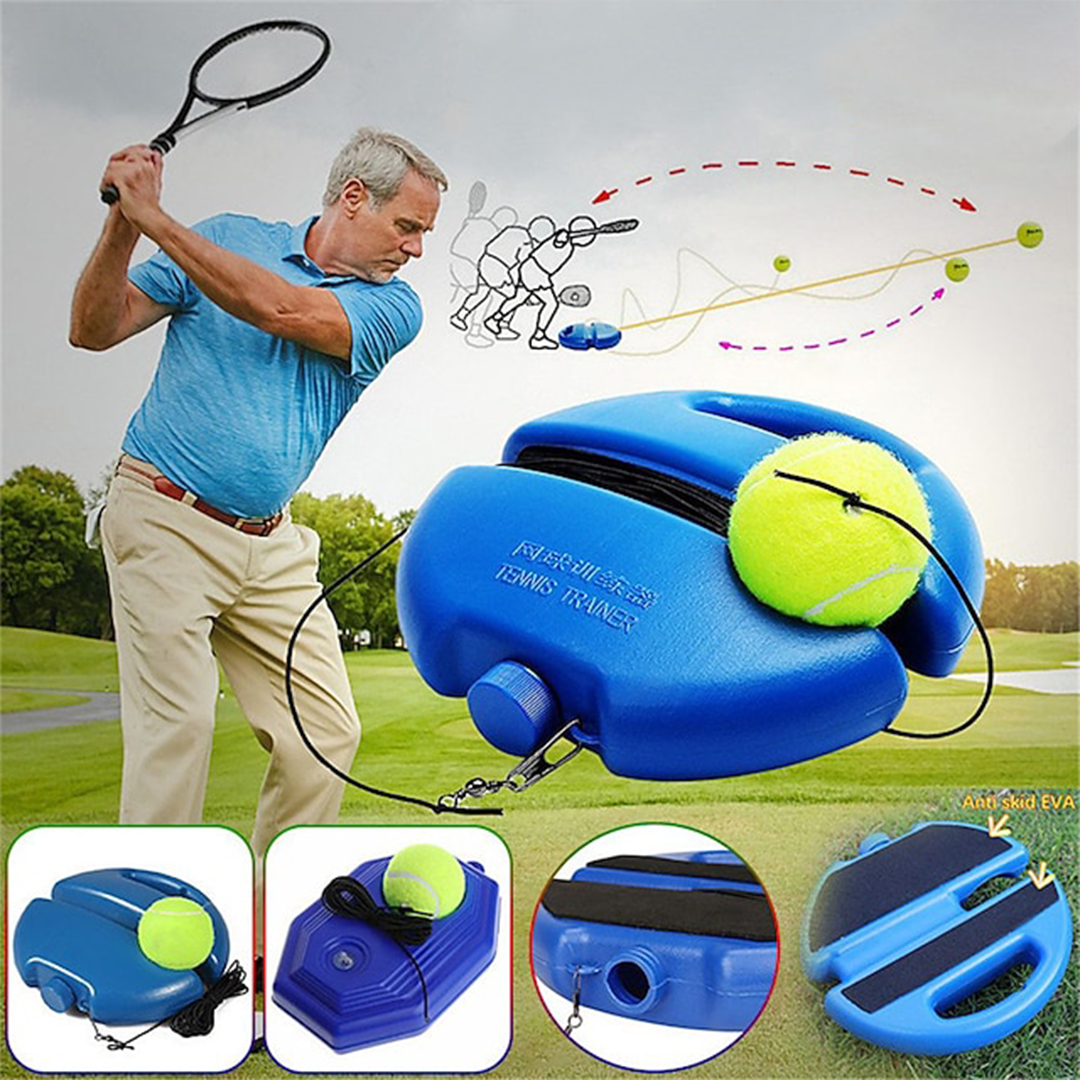 Tennistrainer mit elastischem Band – SoloServe