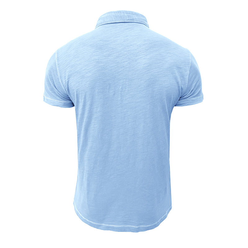 Herren-Poloshirt aus Weicher Baumwolle – Matteo