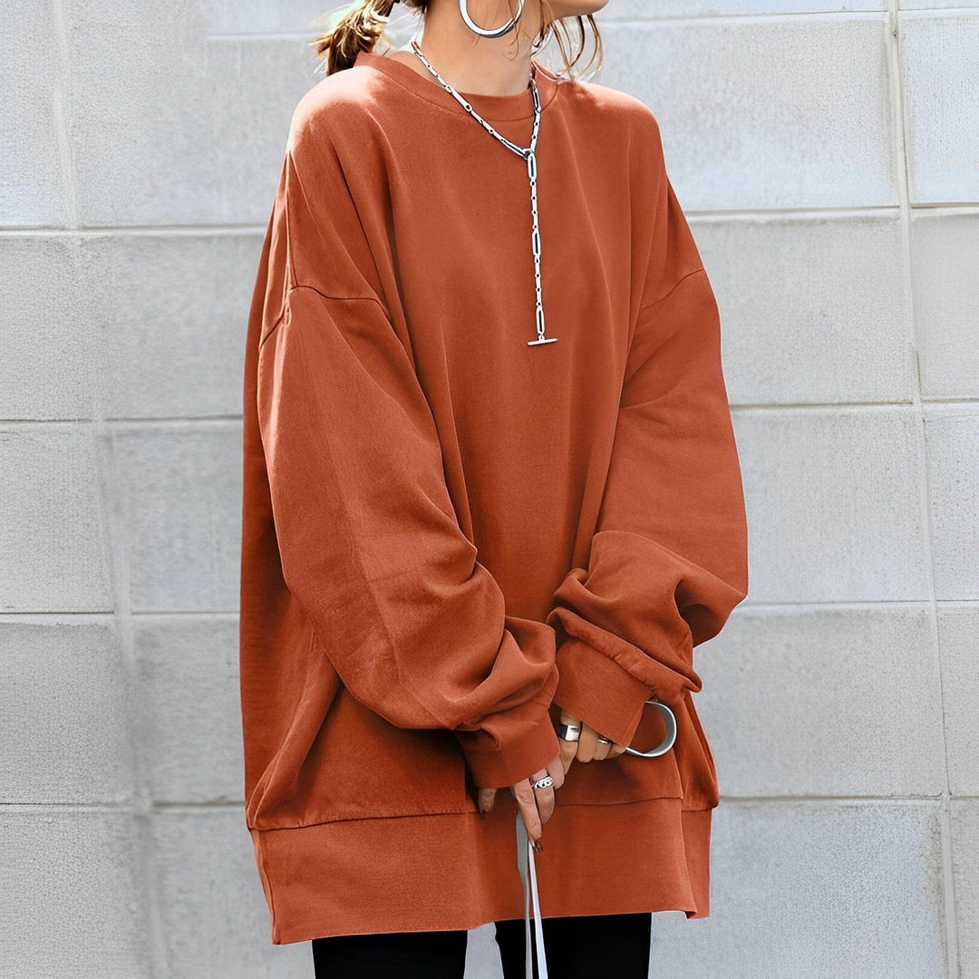 Damen Oversize-Pullover mit Strukturdesign – Anneliesae