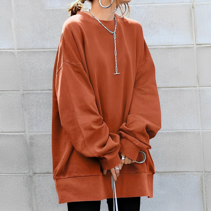 Damen Oversize-Pullover mit Strukturdesign – Anneliesae