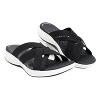 Luftige Damen Slipper mit schockdämpfendem Fußbett – Lina