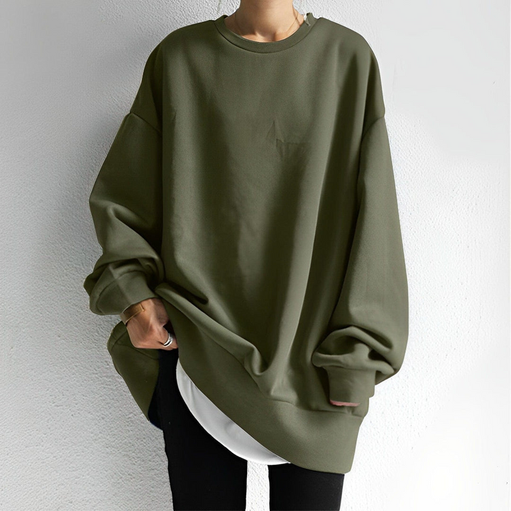Damen Oversize-Pullover mit Strukturdesign – Anneliesae