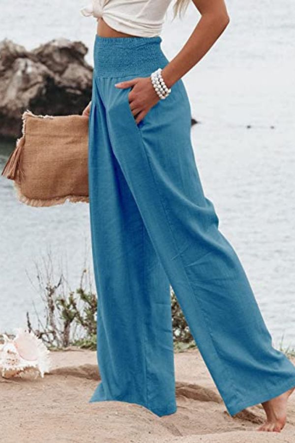 Elegante Palazzo Hose mit Boho-Flair – Yasmin
