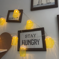 2 Stück LED Bierkrug Lichterkette – LichterBier Oktoberfest 2025