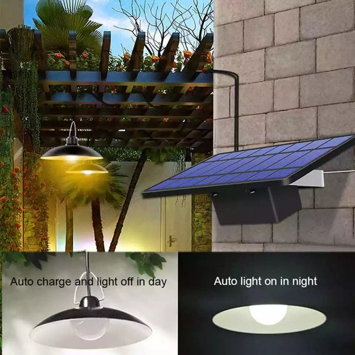 Drahtloses Solar-LED-Lampenset mit Fernbedienung – TwinRay