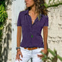 Elegante Damen Bluse mit kurzen Ärmeln – Mira