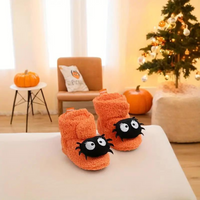 Kinder Halloween Hausschuhe mit Cartoonprint – SpookySteps