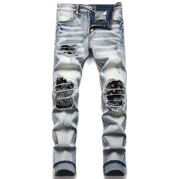 Trendige zerrissene Herrenjeans - Jaxon
