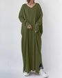 Sommerliches Maxikleid aus Baumwoll-Leinen-Mix – Sorella