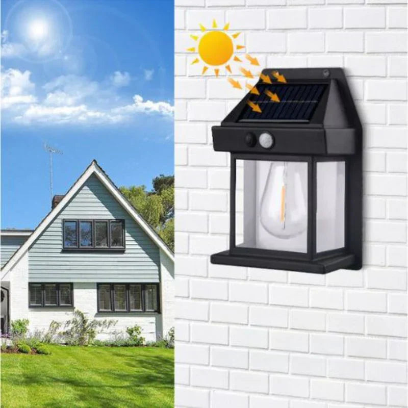 Nachhaltige Solar-Wandlampe - Solaris