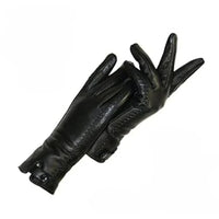 Vintage Leder Damenhandschuhe - RetroGrove