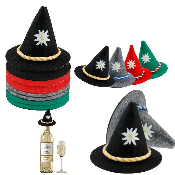 Oktoberfest Mini Flasche Deko 2 Sets (je 8 Stück) – EdelweissHütl Oktoberfest 2025