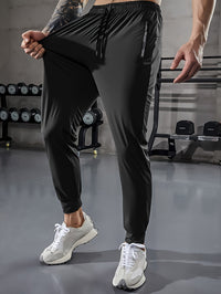 Unifarbene Herren Sporthose mit Taschen - Niels