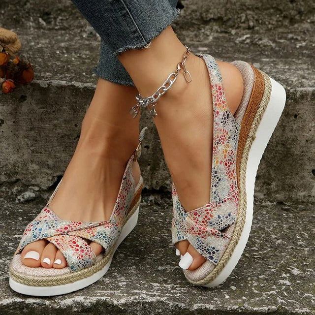Robuste Damen Keilsandaletten – Romy