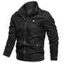 Herren Sommerjacke mit Kragen und Motorrad-Look – Vince