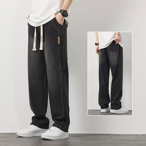 Luftige Herrenjeans mit geradem Bein – Julian