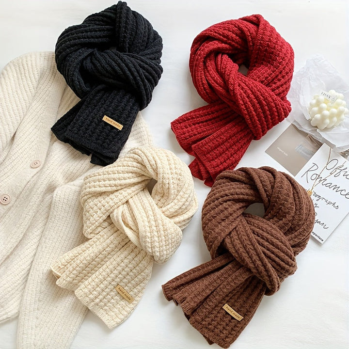 Unisex Strickschal mit geometrischem Muster – Matteo