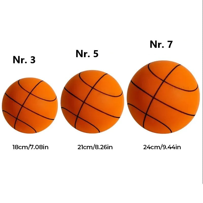 Geräuschloser Basketball aus PU-Schaum für Kinder – Silento