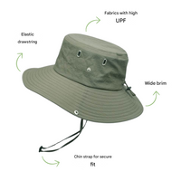 Outdoor Buckethat mit UV-Schutz – Stormtrail