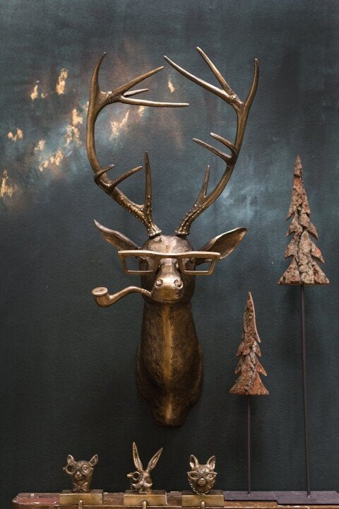 Verspielte Tierkopf Wanddekoration - WallCritters