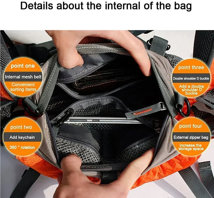 Ultraleichte wasserdichte Outdoor-Gürteltasche – Travon