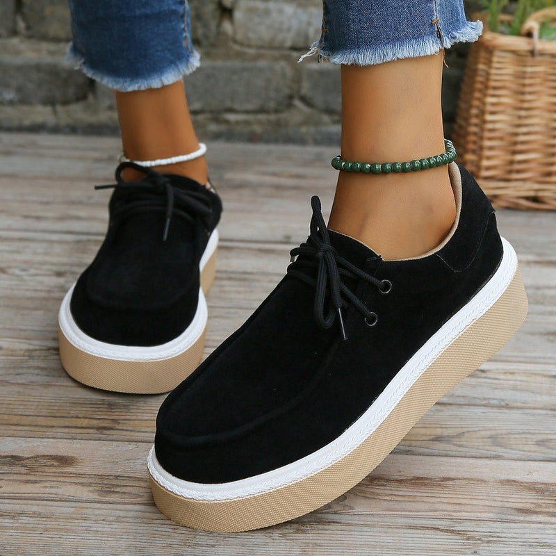 Bequeme Damen Schnürschuhe mit Dämpfung – Aveline