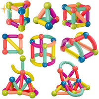 64-teilige Magnetische Bausteine - Creatix