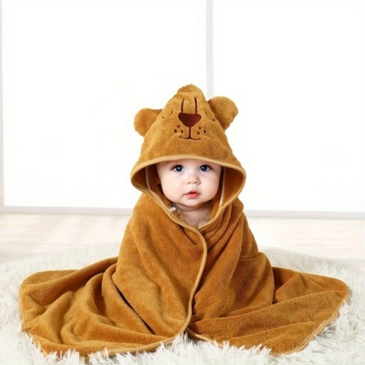 Babybadetuch mit Kapuze – SnuggleSplash