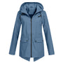 Trendige Damen Regenjacke mit Kapuze - Liora